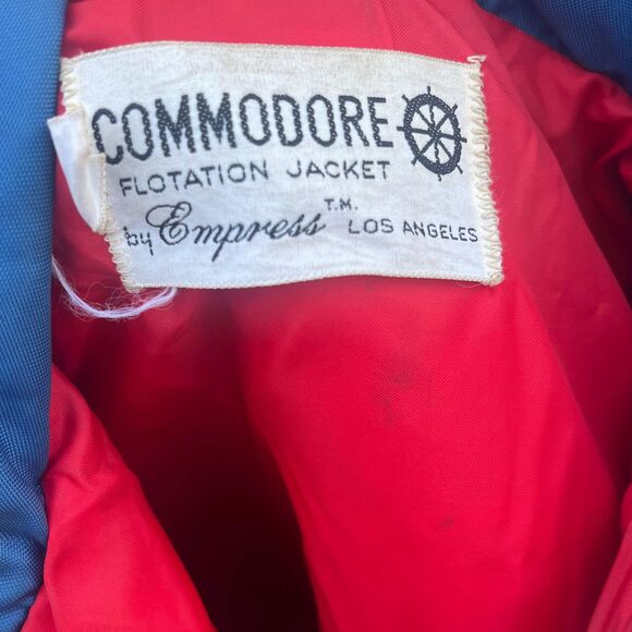Vintage Jacket and Flotation Coat by Commodore Mens Medium - Picture 6 of 8